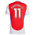 adidas Arsenal Martinelli #11 Soccer Jersey (Home 24/25)
