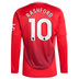 adidas Manchester United Rashford #10 LS Jersey (Home 24/25)