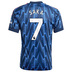 adidas Youth Arsenal Saka #7 Soccer Jersey (Away 25/26)