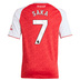 adidas Youth Arsenal Saka #7 Soccer Jersey (Home 25/26)