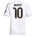 adidas Youth Real Madrid Mbappe #10 Soccer Jersey (Home 25/26)