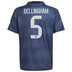 adidas Youth Real Madrid Bellingham #5 Soccer Jersey (Away 25/26)