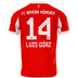 adidas Youth Bayern Munich Diaz #14 Soccer Jersey (Home 25/26)