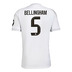 adidas Real Madrid Bellingham #5 Soccer Jersey (Home 25/26)