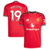 adidas Manchester United Mbeumo #19 Soccer Jersey (Home 25/26)