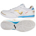 Joma Top Flex 2102 Indoor Soccer Shoes (White/Sky Blue/Gold)
