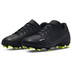 Nike Youth Mercurial Vapor 15 Club FG Shoes (Black/Grey/Volt)