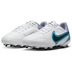 Nike Youth Tiempo Legend 9 Academy FG Shoes (White/Pink/Blue)