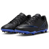Nike Youth Mercurial Vapor 15 Club FG Shoes (Black/Chrome/Royal)