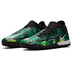 Nike Phantom GT2 Academy DF SW Turf Soccer Shoes (Black/Green)