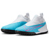 Nike Youth Phantom Academy DF Turf Shoes (White/Baltic Blue)