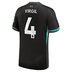 Nike Youth Liverpool Virgil #4 Soccer Jersey (Away 24/25)