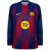 Nike Barcelona Long Sleeve Soccer Jersey (Home 25/26)