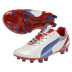 Puma  evoSpeed 1 K FG Soccer Shoes (White/Limoges/Red)